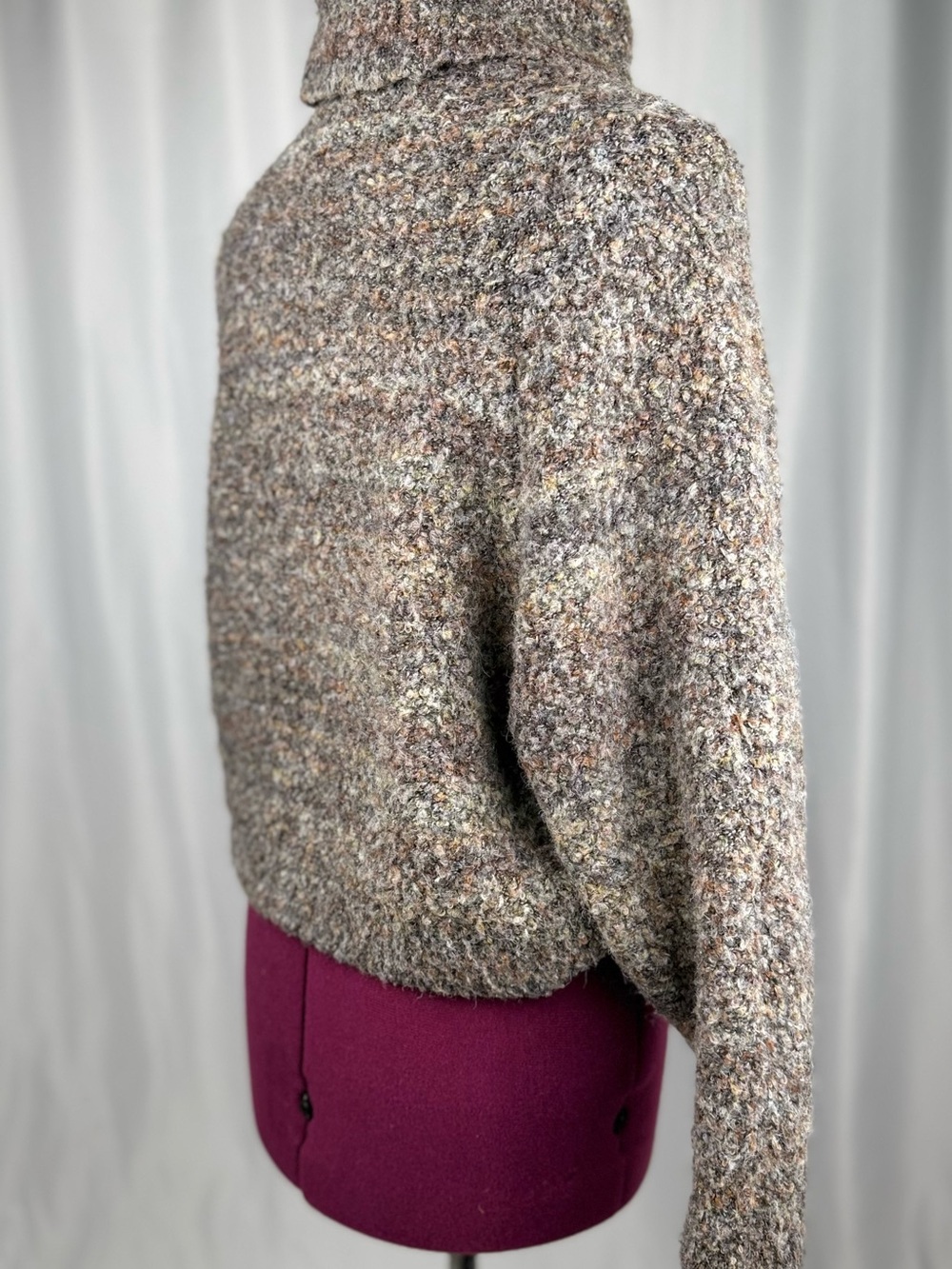 William Rast Multicolor Neutral Turtleneck Sweater - Picture 4 of 5